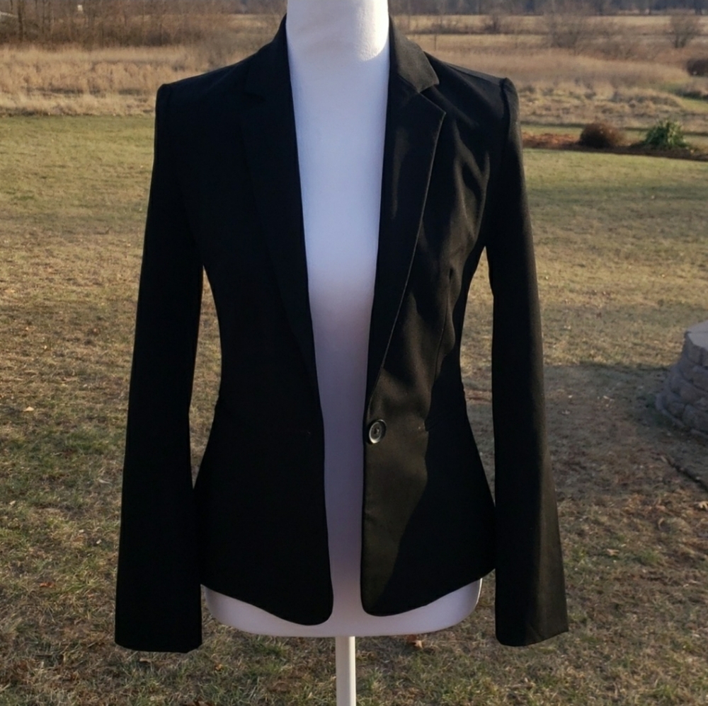 Express Black Blazer Jacket - Picture 2 of 9